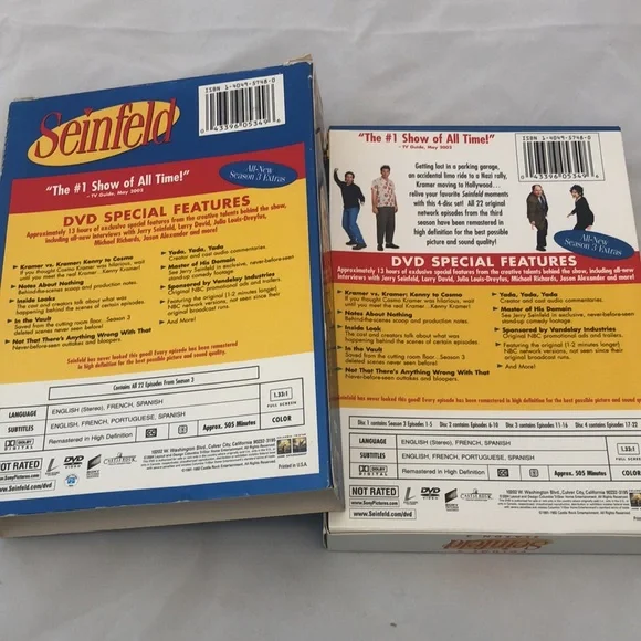 Seinfeld season 3, DVD set - Picture 2 of 8